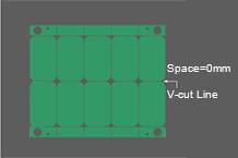 PCB Capability - Panelization without space
